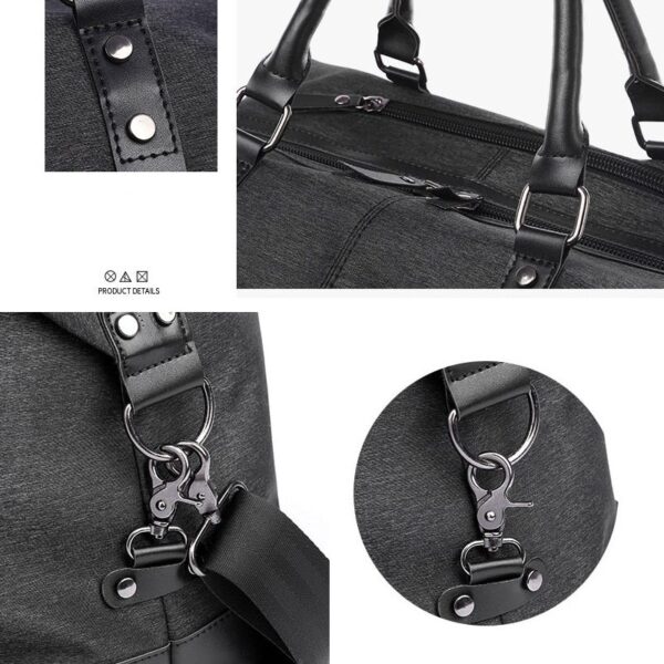 New Travel Luggage Bags High Capacity Bag Water Resistant Oxford Men Bag for Trip Black Casual Available Big Space Bag Travel - Image 3