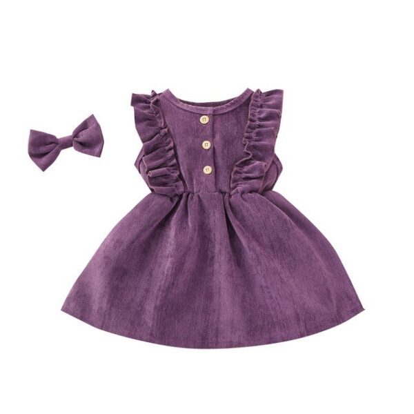 Summer Tops 0-9Y Lovely Baby Dresses Skirts Kids Girls Dress - Image 5