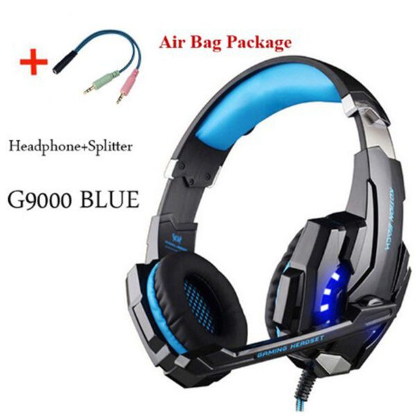 Wired Gaming Headset Headphones Surround Sound Deep Bass Stereo Casque Earphones With Microphone - Image 3
