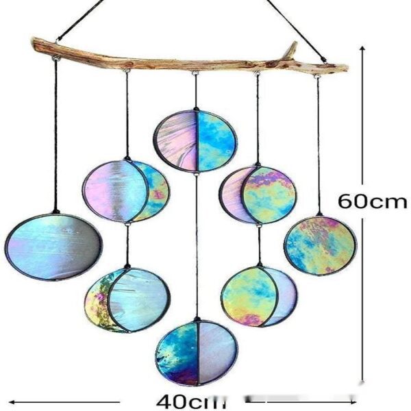 Rainbow Hanging Art Wall Decoration Dyeing Moon Phase Home Decor - Image 3