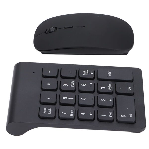 Number Pad Plug and Play 2.4GHz Wireless Technology 1200 DPI Sensitive Durable Number Pad Mouse Combo for Home Office - Image 10