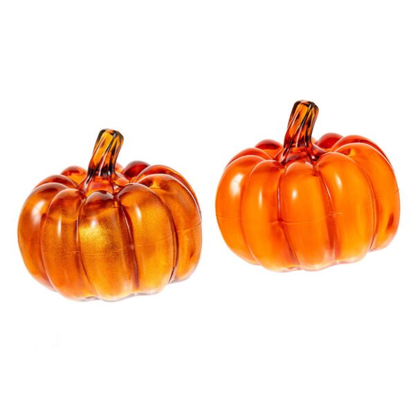 2PCS LED Pumpkin Lamps Battery Powered Luminous Decor Light for Indoor Outdoor Tabletop Holiday Decoration - Image 7