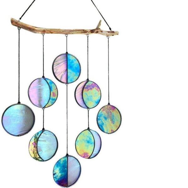 Rainbow Hanging Art Wall Decoration Dyeing Moon Phase Home Decor - Image 2