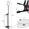 LED Selfie Ring Light for Live Adjustable Makeup Light-8cm Stand - Image 2