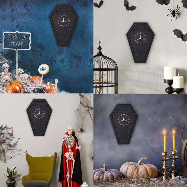 Cross-border Gothic Coffin Dark Style Wall Clock - Image 3