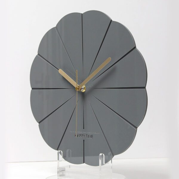 Creative Acrylic Wall Clock Battery Dumbbell Wall Clock - Image 4