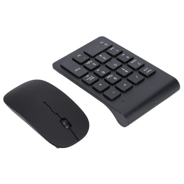 Number Pad Plug and Play 2.4GHz Wireless Technology 1200 DPI Sensitive Durable Number Pad Mouse Combo for Home Office - Image 8
