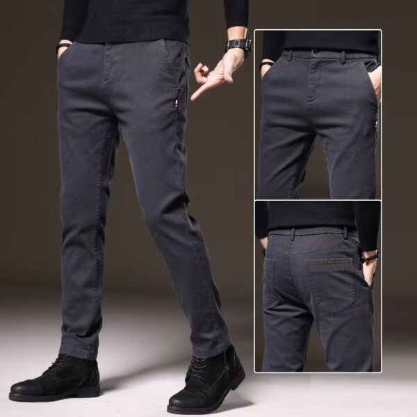 Men's Straight Business Thick Casual Trousers - Image 6